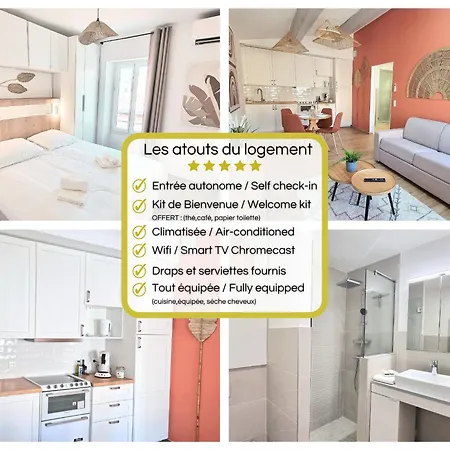 Azur Neuf- Climatise - Centre Apartment
